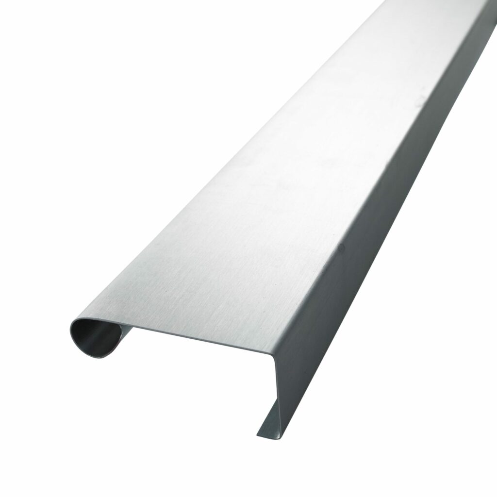 Quick-Fix-deklijst zink 90 graden, 3 meter