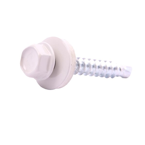 Dakpanplaatschroef 28 mm - Goosewing Grey RAL 7038