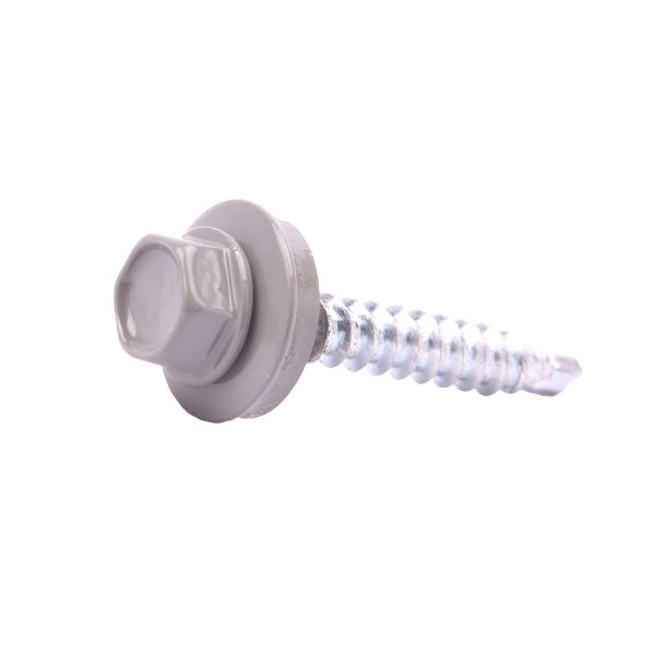 Dakpanplaatschroef 28 mm - Merlin Grey RAL 7031